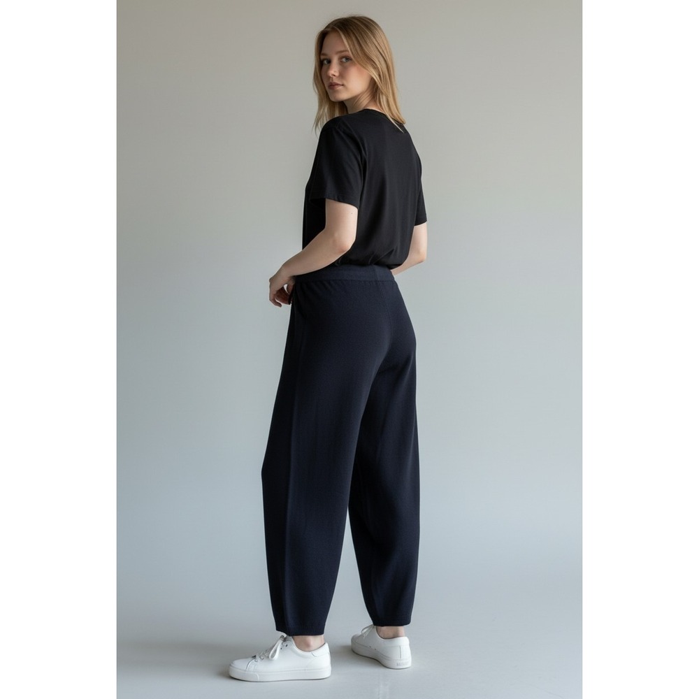 An Action A Day 100% Wool Tapered Drape Pants Charcoal Size Medium New With Tag